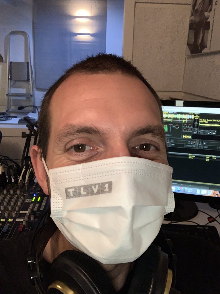 DJ Antithesis back in the TLV1 studio for the first time since COVID lockdown